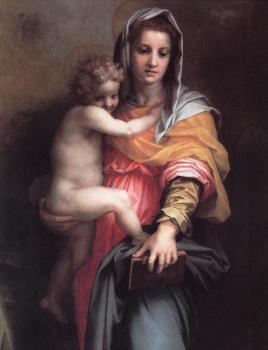 安德烈 德爾 薩托 Madonna of the Harpies detail 安德烈 德爾 薩托 Madonna of the Harpies detail